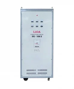 Ổn áp LiOA 3 pha DR3-100KII | Điện áp vào 160V–430V, ra 380/200V