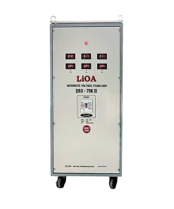 Ổn áp LiOA 3 pha DR3-75KII | Điện áp vào 160V–430V, ra 380/200V