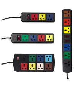 Ổ Cắm Kéo Dài Đa Năng Nắp Che An Toàn Tự Động Công Suất 10A Max 2500W - Mã 3D3/3D5, 4D3/4D5, 6D3/6D5, 8D3/8D5